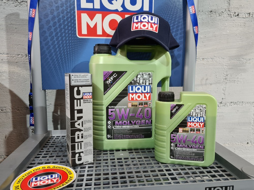 Kit Ceratec Óleo Verde Liqui Moly Molygen 5w40 6 Litros