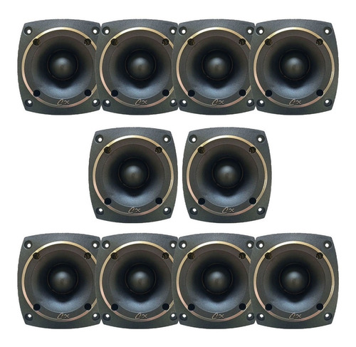 Kit 10 Super Tweeter Compet 150w Rms 8 Ohms Atacado Revenda