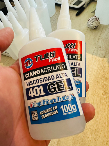 Tutti Facil Ciano Gel Viscosidad Alta X100g Agua