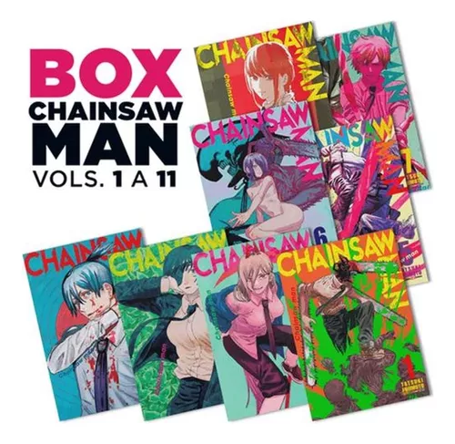 Pack: Chainsaw Man Vol. 1 ao 11 (PRIMEIRA PARTE COMPLETA) – COMIC BOOM!