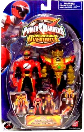 Power Rangers Operation Overdrive Red Sentínel Zord Ranger 