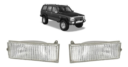 Par Juego Cuartos Frontales Jeep Cherokee  1984- 1996 Rxc