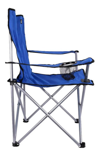 Silla Director Plegable Camping Apoya Brazos 120 Kg + Bolso