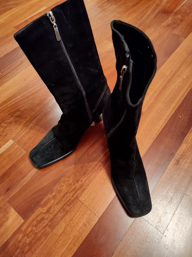 Botas Gamuza Cuero Lady Stork