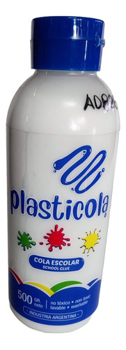 Plasticola Adhesivo Escolar 500grs Neto. Sin Solvente