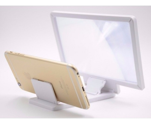 Lente Projetor Amplia Imagem Celulares Smartphone Tablet
