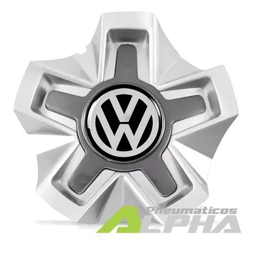 comprar Kit 4 Calotinha Tampa Roda Vaska Vk280 C\u002F Emblema Volkswagen