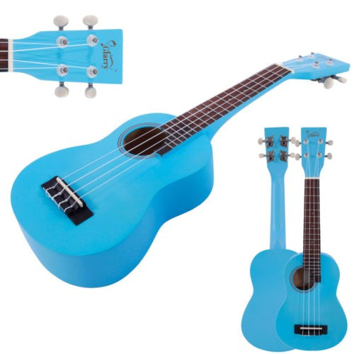 Nuevo 21 Ukelele Soprano Azul Económico Azul Uke