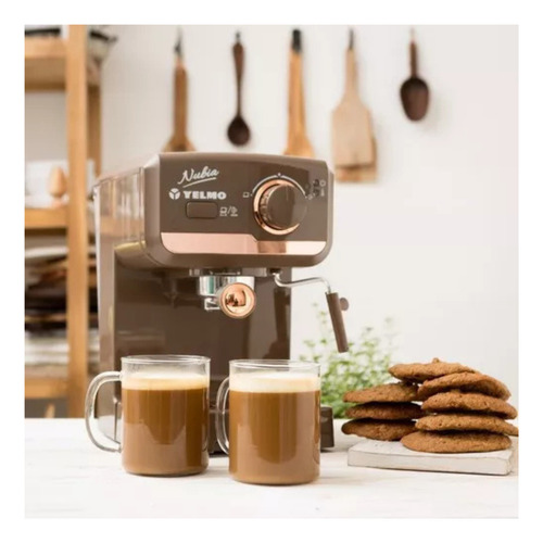 Cafetera Cafe Express Yelmo Nubia Ce5107 Bba Italiana 19 Bar Marrón