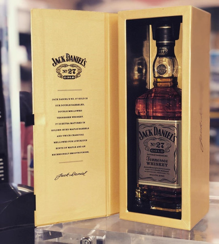 Imagen 6 de 9 de Whisky Jack Daniels Gold Nro 27 750ml En Estuche