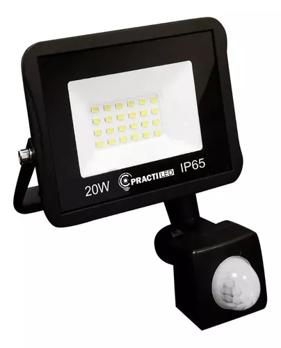 Proyector LED 20W sensor movimiento luz fría negro Westinghouse