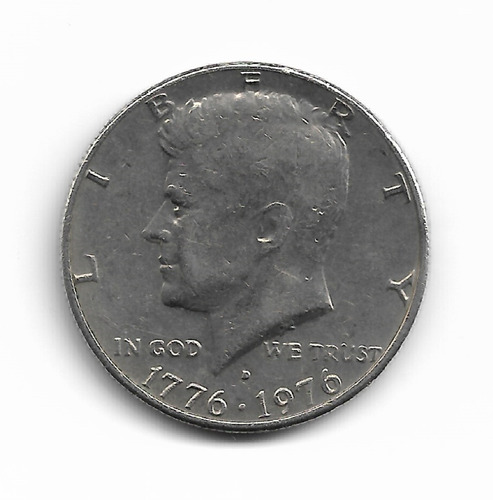 Imagen 1 de 2 de Half Dollar  - Bicentenario (1776-1976) 