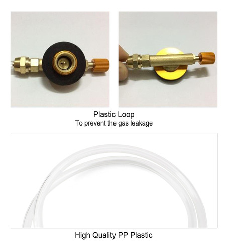 Conector De Válvula De Recarga De Propano Para Estufa Camp T