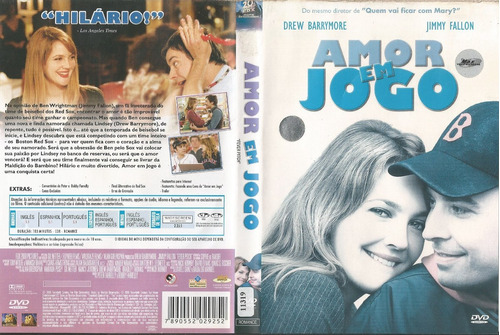 Dvd - Amor Em Jogo - Drew Barrymore, Jimmy Fallon