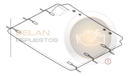 Lona Caja Original Fiat Nueva Strada Fase 3 / 4 Adventure