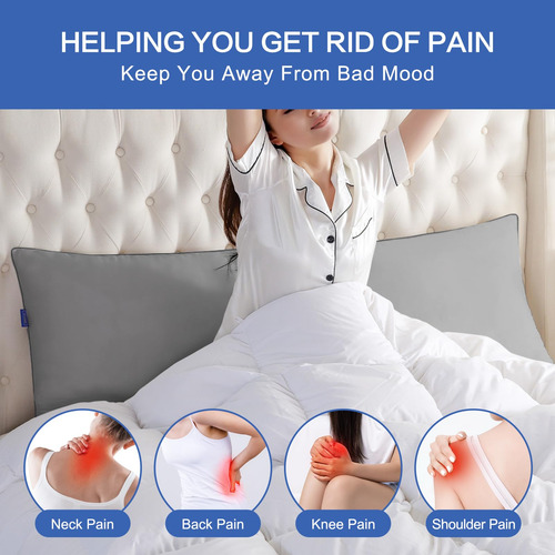 Almohada Corporal De Espuma Viscoelástica Para Dormir De Lad