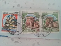 Comprar Estampillas Sellos X 3 Italia 1985 Rocca Di Mondavio