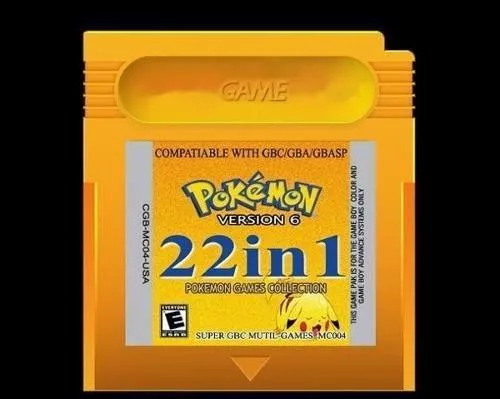 Pokemon Yellow Game Boy Color Gba Original Salvando + Case!