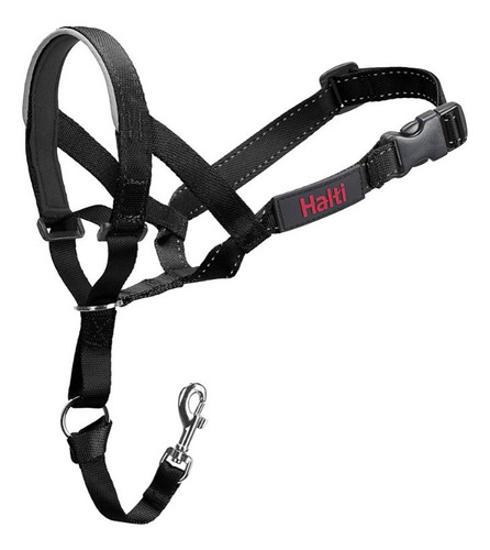 Imagem 2 de 4 de Cabresto Halti Headcollar Preto Xg - Tamanho 4