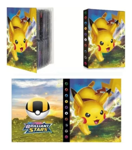 Álbum Pokémon, Para Colocar 240 Cartas De Tu Colección 