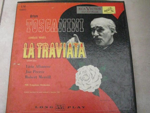 Psicodelia: 2 Discos Vinil Toscanini La Traviata D1-bo3 Dkk