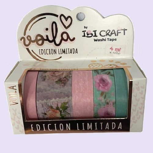 Cinta Decorativa Ibi Craft Rosas Edición Limitada