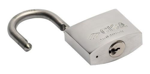 Imagen 3 de 10 de Candado De Intemperie Marino 40mm Con 2 Llaves Cisa