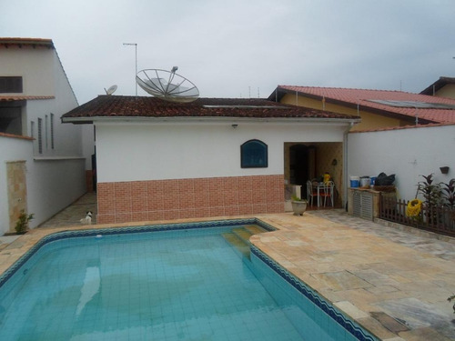 Imagem 8 de 25 de Casa No Cibratel ,linda Com Piscina - Ca0413