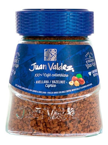 Café Juan Valdez Liofilizado 95gr Sabor Avellana