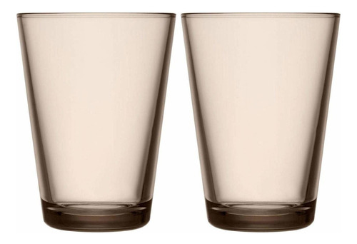 Iiittala Kartio Tumbler 13.5oz Set/2 Linen