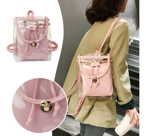 Muyier Mochila/bolsa Transparente, Bolsa De Viaje