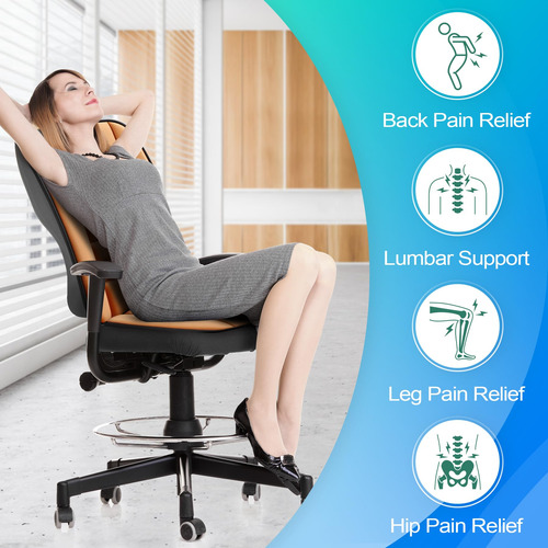 Cojín De Asiento Viscoelástico Para Automóvil Y Silla 3 Cm