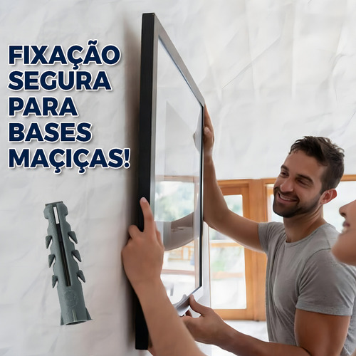 Bucha Para Fixação 10 Mm Pacote Com 500 Peças IV Plast