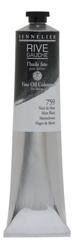 Pintura Al Oleo 6.8 Fl Oz Color Negro