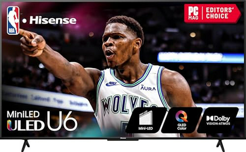 Hisense U6 65 Uled 4k Tv Mini-led Dolby Vision Google Tv