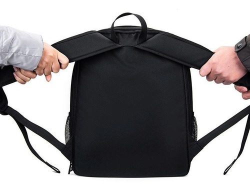 Imagen 6 de 10 de Mochila Para Cámara Fotográfica D6 Color Negro