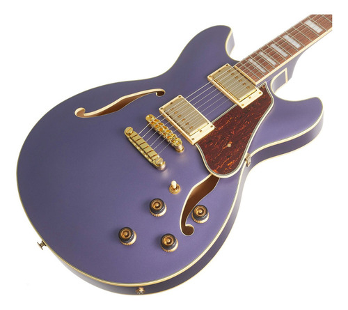 Guitarra Eléctrica Ibanez As73g-mpf Artcore Púrpura Metálico Orientación De La Mano Diestro
