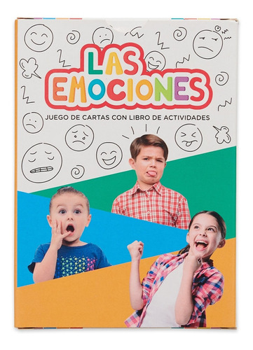 Las Emociones 50 Cartas + Libro De Actividades + 4 Tarjetas