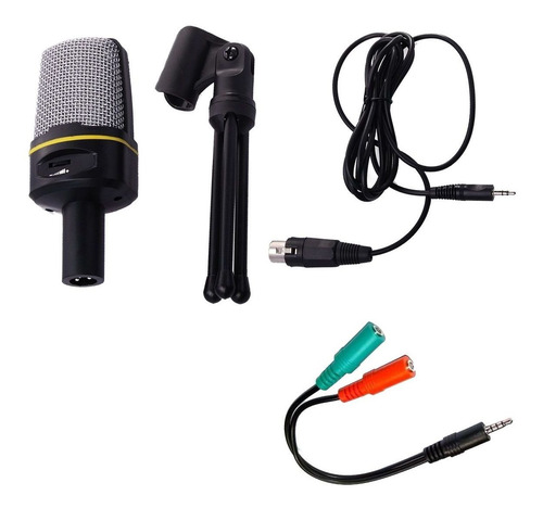 Microfono Condenser Sf920 + Cable Y Smartphone Camara Pc