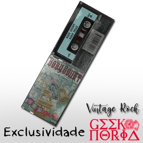 Marcador Magnético Vintage Tape Rock - Body Count