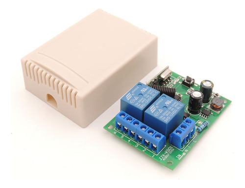 2 Controles Remotos 433 Mhz Con Receptor 127v .85 A 220v