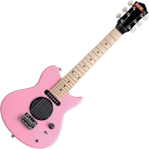 Mini Guitarra Infantil Tagima Kids G2 Pink Rosa C/ Falante