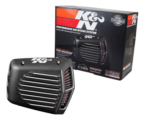 K&n Rk- Sistema De Admisión: Harley Davidson, Negro