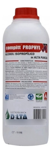 Envase Plástico Compittprophyl Botella 1 Litro