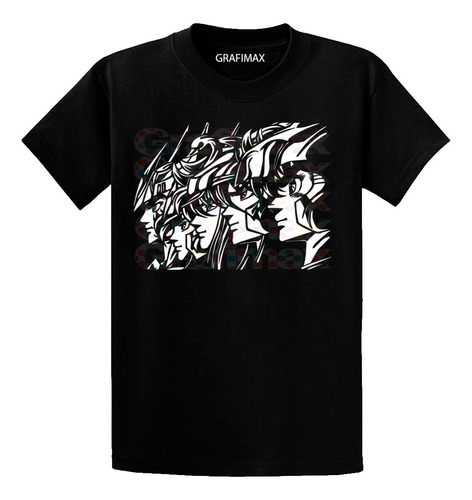 Polera Saint Seiya Caballeros Del Zodiaco Anime  Grafimax