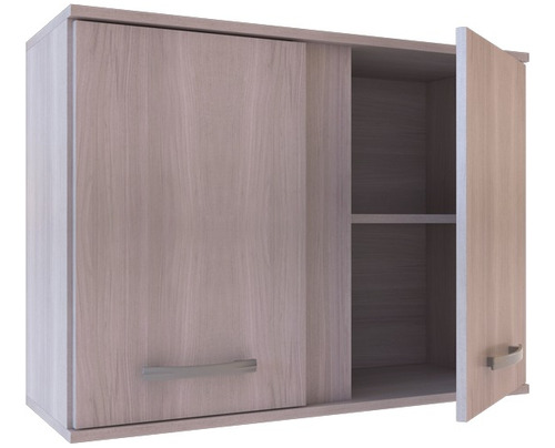 Alacena Mueble Cocina Dos Puertas 80cm De Melamina Orlandi