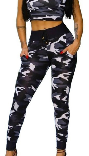 calça do exército feminina camuflada