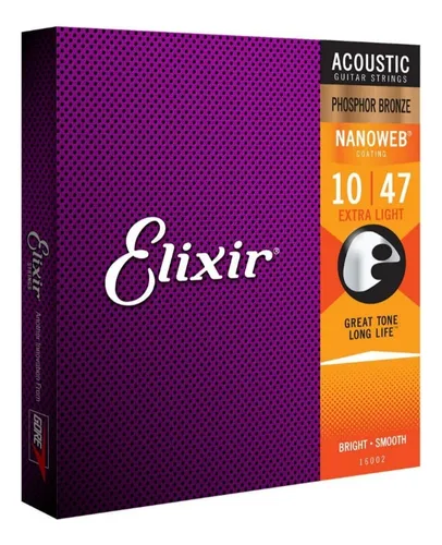comprar Cuerdas Elixir Para Electroacústica Nanoweb 10\u002F47 16002