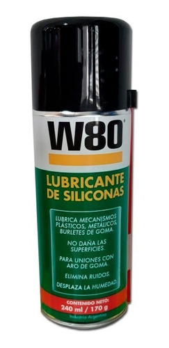 Imagen 1 de 7 de Lubricante De Siliconas W80 252ml