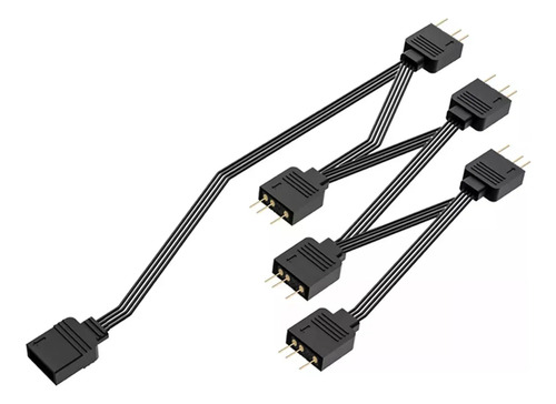 Controlador Rgb Con Control Remoto Para Leds + Splitter 1x6